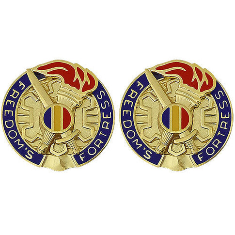 Training And Doctrine Command TRADOC Unit Crest (Freedom's Fortress) - Sold in Pairs