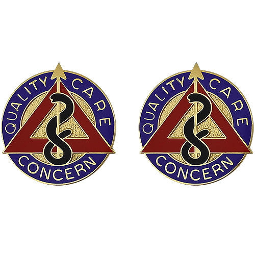 DENTAC Fort Hood Unit Crest (Quality Care Concern) Army Unit Crests 