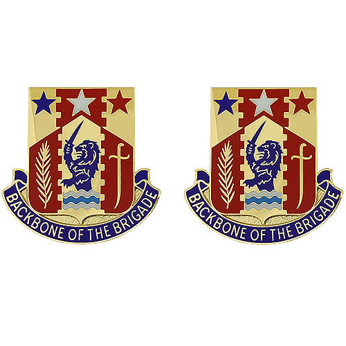 Special Troops Battalion, 81st Armored Brigade Unit Crest (Backbone Of The Brigade) Army Unit Crests 