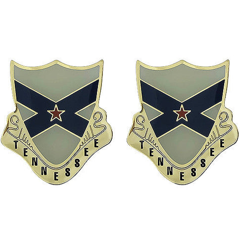 Tennessee State National Guard Unit Crest (No Motto) - Sold in Pairs