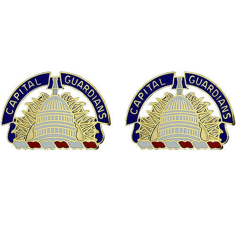District Of Columbia National Guard Unit Crest (Capital Guardians) - Sold in Pairs