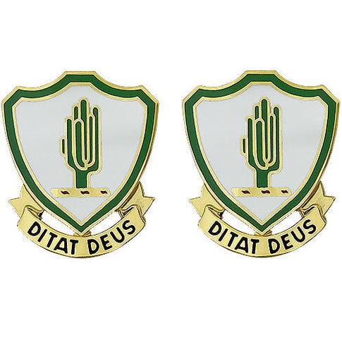 Arizona National Guard Unit Crest (Ditat Deus) - Sold in Pairs