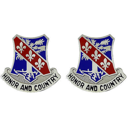 327th Infantry Unit Crest (Honor And Country) - Sold in Pairs
