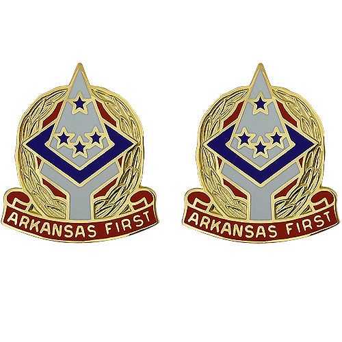 Arkansas National Guard Unit Crest (Arkansas First) Army Unit Crests 