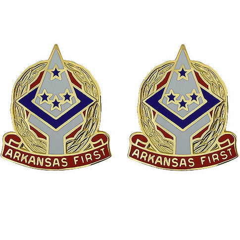 Arkansas National Guard Unit Crest (Arkansas First) - Sold in Pairs