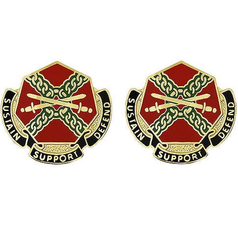 Installation Management Command Unit Crest (Sustain Support Defend) - Sold in Pairs