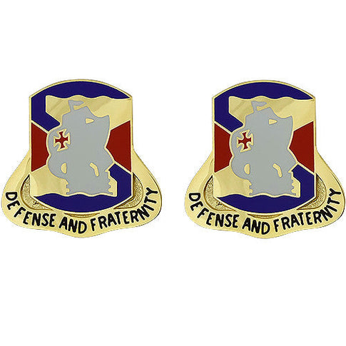 US Army South  (USARSO) Unit Crest (Defense And Fraternity) - Sold in Pairs