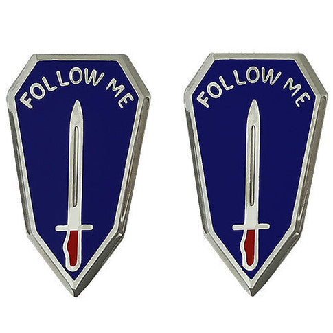 Infantry School Unit Crest (Follow Me) - Sold in Pairs