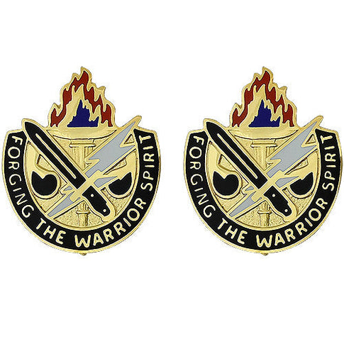 Joint Readiness Training Center Unit Crest (Forging The Warrior Spirit) - Sold in Pairs