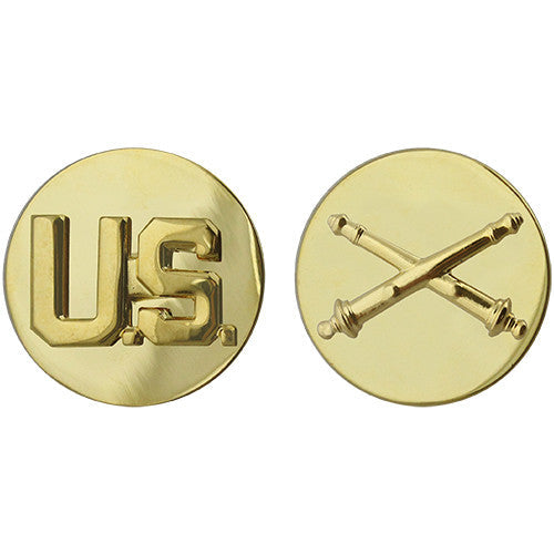 Army Field Artillery Branch Insignia - Officer and Enlisted Badges 1445 ARTY-ENL-BI