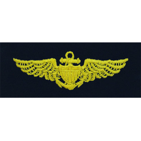 Navy Naval Aviator Embroidered Coverall Breast Insignia
