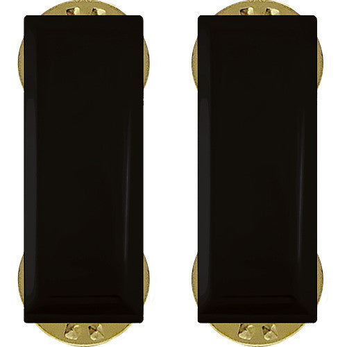 Navy Subdued Black Metal Collar Insignia Rank - Enlisted and Officer Rank 8293