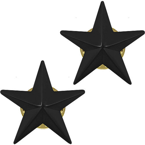 Navy Subdued Black Metal Collar Insignia Rank - Enlisted and Officer Rank 8298