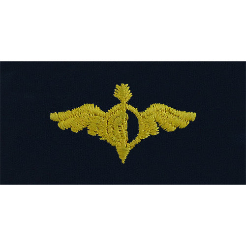 Navy Aerographer Embroidered Coverall Collar Device Coat, Collar & Cap Insignia 