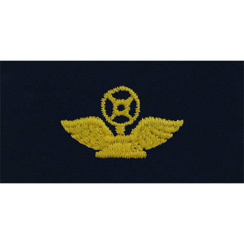 Navy Air Traffic Control Embroidered Coverall Collar Device Coat, Collar & Cap Insignia 