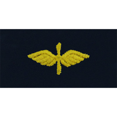 Navy Aviation Maintenance Technician Embroidered Coverall Collar Device