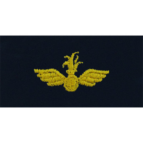 Navy Aviation Ordnance Technician Embroidered Coverall Collar Device