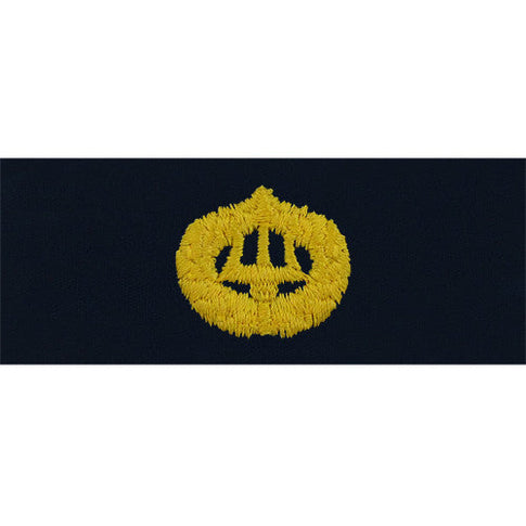 Navy Command Ashore Embroidered Coverall Breast Insignia