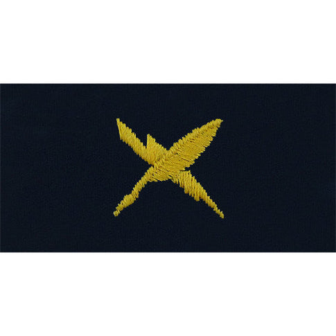 Navy Cryptology Technician Embroidered Coverall Collar Device