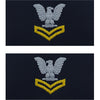 Navy Embroidered Coverall Collar Insignia Rank - Enlisted and Officer Rank 8218