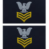 Navy Embroidered Coverall Collar Insignia Rank - Enlisted and Officer Rank 8219