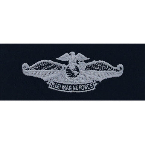 Navy Fleet Marine Force Embroidered Coverall Breast Insignia - Enlisted