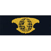 Navy Integrated Undersea Surveillance Embroidered Coverall Breast Insignia Patches and Service Stripes 69994