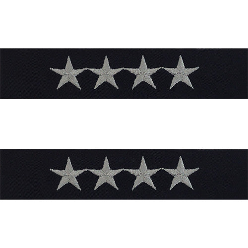 Navy Embroidered Coverall Collar Insignia Rank - Enlisted and Officer Rank 8332