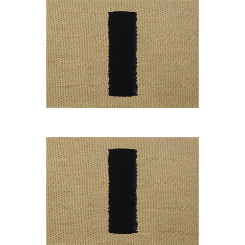 Navy Embroidered Desert Sand Collar Insignia Rank - Enlisted and Officer Rank 8354