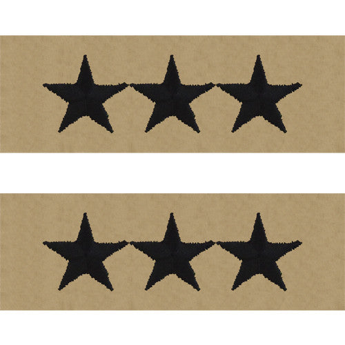 Navy Embroidered Desert Sand Collar Insignia Rank - Enlisted and Officer Rank 8361