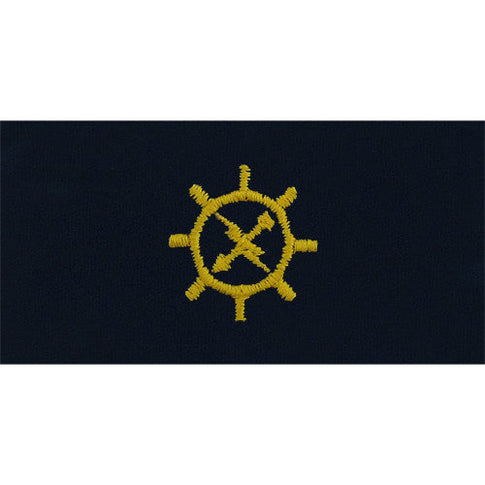 Navy Operations Technician Embroidered Coverall Collar Device