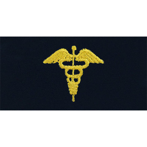 Navy Physician Assistant Embroidered Coverall Collar Device