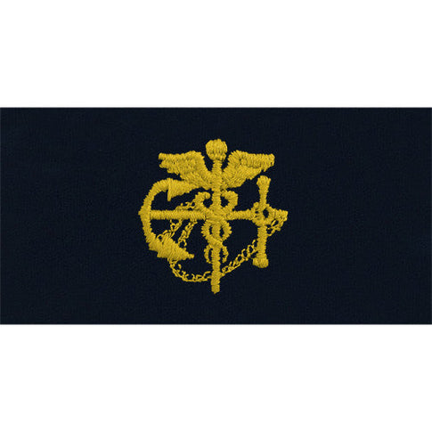 Public Health Service Gold Anchor with Caduceus Embroidered Coverall Collar Device