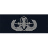 Navy Explosive Ordnance Disposal Warfare Embroidered Coverall Breast Insignia Coat, Collar & Cap Insignia 70004