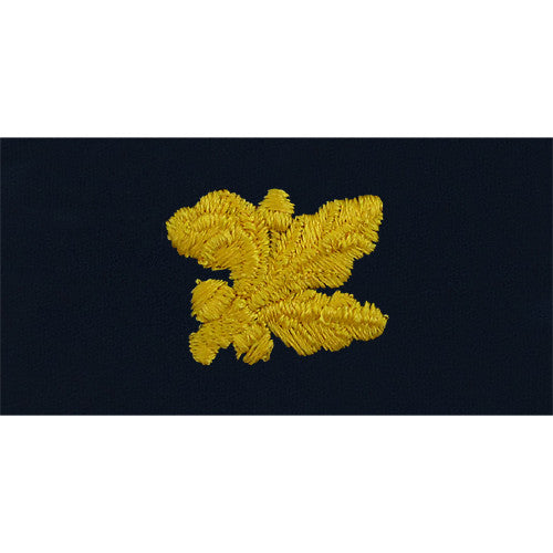 Navy Supply Corps Embroidered Coverall Collar Device Coat, Collar & Cap Insignia 