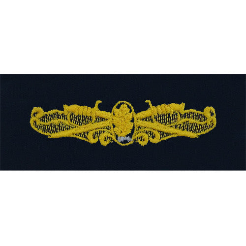 Navy Surface Warfare Embroidered Coverall Breast Insignia USAMM