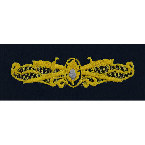 Navy Surface Warfare Embroidered Coverall Breast Insignias Patches and Service Stripes 70018