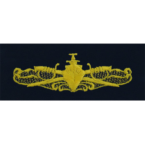 Navy Surface Warfare Embroidered Coverall Breast Insignia | USAMM