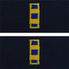Navy Embroidered Coverall Collar Insignia Rank - Enlisted and Officer
