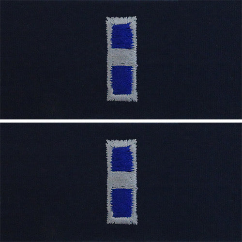 Navy Embroidered Coverall Collar Insignia Rank - Enlisted and Officer Rank 8335