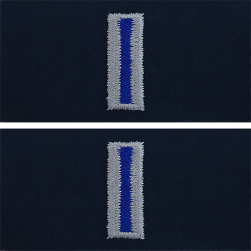 Navy Embroidered Coverall Collar Insignia Rank - Enlisted and Officer Rank 8337