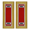 Army Female Shoulder Boards - Engineer - Sold in Pairs