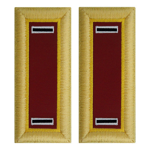 Army Female Shoulder Boards - Transportation Rank 11413DBR