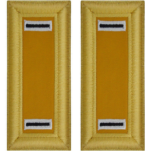 Army Male Shoulder Boards- Armored Rank 11021DBR